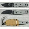 RC3P Couteau ESEE Model 3 Lame Acier Carbone 1095 Etui Coyote + Clip Made In USA