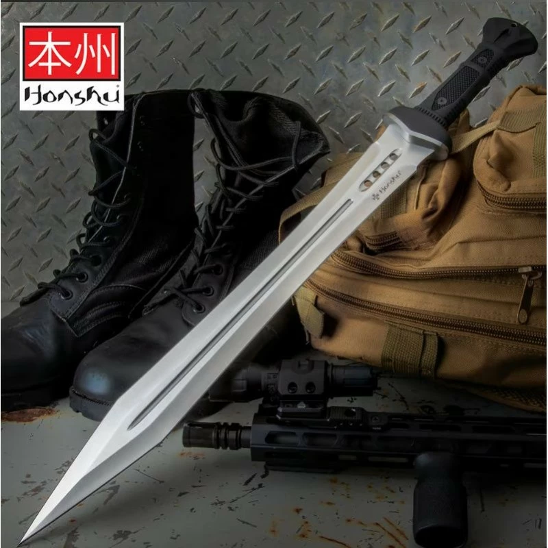Sabre Glaive United Cutlery Honshu Gladiator Sword Lame Acier 7Cr13 Manche TPR Etui Cuir UC3431 10 Sabre Glaive United Cutlery Honshu Gladiator Sword Lame Acier 7Cr13 Manche TPR Etui Cuir UC3431 – Image 10