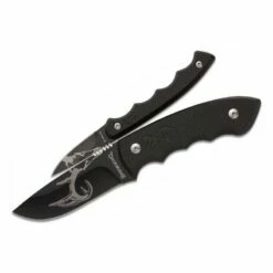 Set De 2 Couteaux Browning Primal Set Combo Lame Acier 9Cr Manche Polymer Etui Nylon BR0302