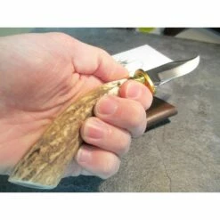 Skinner Couteau De Chasse Hunter Acier Carbone Manche Bois De Cerf Etui Cuir SS7015 -France Des Couteaux Soldes 2024 skinner couteau de chasse hunter acier carbone manche bois de cerf etui cuir ss7015 livraison gratuite 3