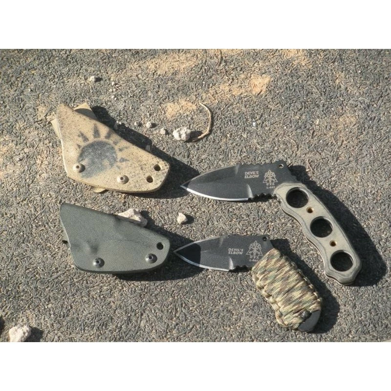 Tops Devil's Elbow XL Karambit Couteaux TOPS KNIVES Acier Carbone 1095 Micarta Made In USA TPDEV01 2 Tops Devil's Elbow XL Karambit Couteaux TOPS KNIVES Acier Carbone 1095 Micarta Made In USA TPDEV01 – Image 2