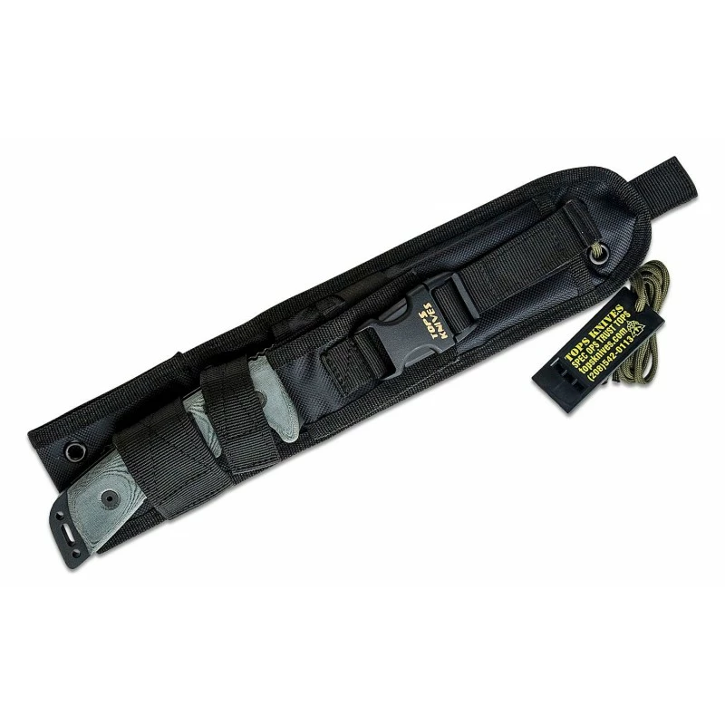 TPOC01 TOPS OUTPOST COMMAND BLACK BLADE - Couteau De Combat TOPS KNIVES - Made In USA 4 TPOC01 TOPS OUTPOST COMMAND BLACK BLADE - Couteau De Combat TOPS KNIVES - Made In USA – Image 4