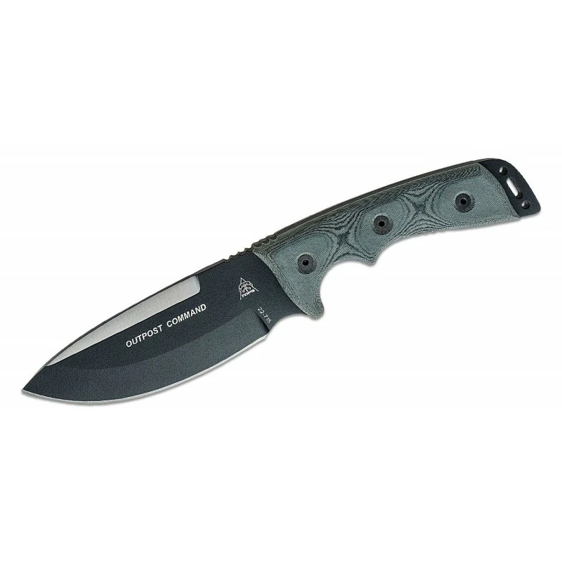 TPOC01 TOPS OUTPOST COMMAND BLACK BLADE - Couteau De Combat TOPS KNIVES - Made In USA 6 TPOC01 TOPS OUTPOST COMMAND BLACK BLADE - Couteau De Combat TOPS KNIVES - Made In USA – Image 6